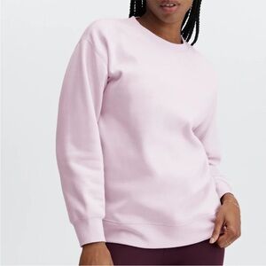 Fabletics Go-to Crewneck Sweater sweatshirt Icy Lavender